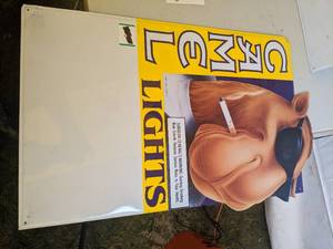 lot 498 image: 3 Joe Camel Advertising Signs