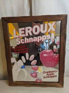 lot 753 image: Leroux Schnapps Framed Mirror