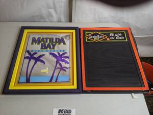 lot 759 image: Two Bar Signs Matilda Bay & Grain Belt