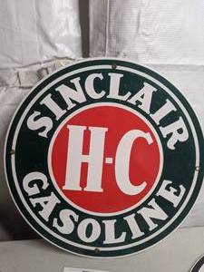 lot 765 image: Sinclair Gasoline Sign