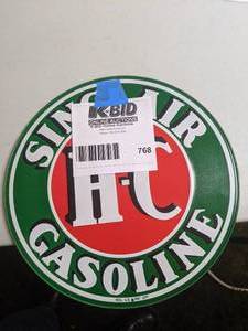 lot 768 image: Sinclair Gasoline Sign