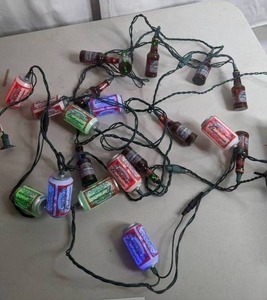 lot 773 image: String of Budweiser Lights - Working