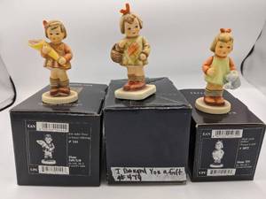 lot 918 image: Three Hummel Figurines in Box