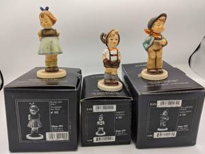 lot 919 image: Three Hummel Figurines in Box