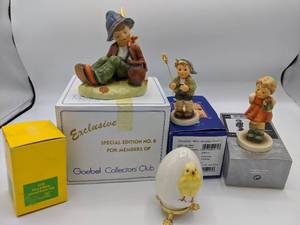 lot 923 image: Four Hummel Figurines in Box