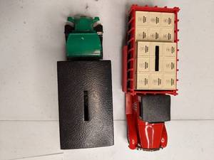 lot 683 image: Opaline and International Replica Truck Banks