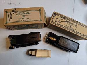 lot 696 image: Lot of Three Diecast Collectible Delivery Vehicles with Watsons Logo