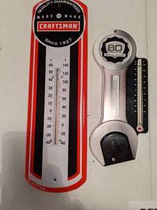 lot 698 image: Pair of Craftsman Thermometers