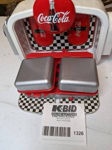 lot 1326 image: Vintage Coca cola themed  50s fast food diner Playset