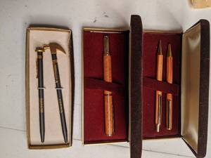 lot 1332 image: A lot of 3 sets of fancy pens