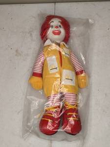 lot 386 image: 15 Ronald McDonald Plush Toy