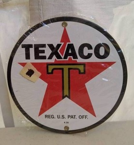 lot 778 image: Metal Texaco Sign