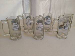 lot 780 image: Six Wildlife Themed Beer Mugs