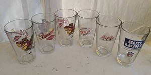 lot 783 image: Seven Pint Glasses