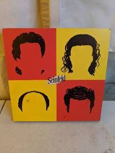 lot 730 image: Seinfeld Stylized Color Block Wall Hanging