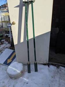 lot 894 image: Large Metal Light Poles