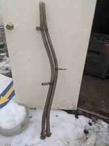 lot 997 image: Pair of Rustic Scythe Handles