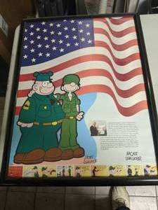 lot 1107 image: Mort Walker Autographed Beetle Bailey Art Print