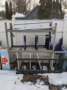 lot 865 image: Assorted Retail Shelving Display Units Pepsi, RC Cola & Others