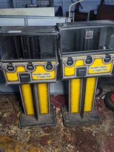 lot 883 image: Pair of Matching Candy Vending Machines