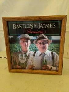 lot 181 image: Bartles & Jaymes Premium Wine Coolers Lighted Sign