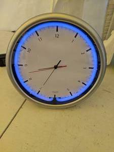 lot 183 image: Neon Wall Clock in Box