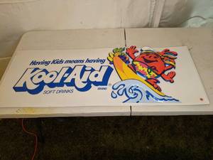 lot 185 image: Vintage Kool Aid Sign
