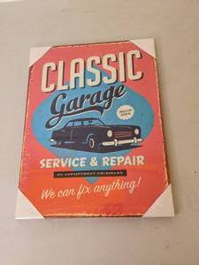 lot 193 image: Vintage Style Classic Garage Service & Repair Sign
