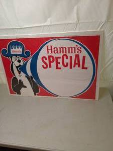 lot 201 image: Customizable Hamms Beer Sign