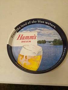 lot 203 image: Hamms Beer Advertising Serving Tray