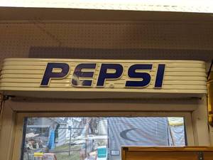 lot 951 image: Vintage Pepsi Sign