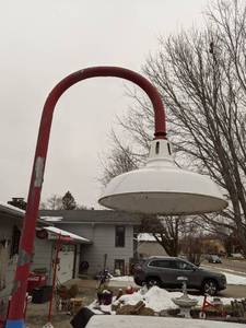 lot 1399 image: VIntage Street lamp post