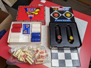 lot 1353 image: Winston, NASCAR, & Budweiser Table Games