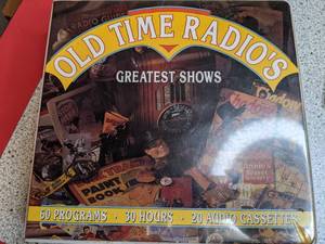 lot 1366 image: Old Time Radios Greatest Shows - 20 Cassette Set