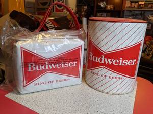 lot 1389 image: Lot of 2 Budweiser Coolers