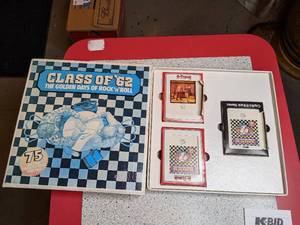 lot 1334 image: The class of 62 The Golden Days of Rock and Roll 8 track Compilation