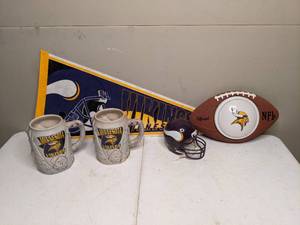 lot 1273 image: Minneota Vikings Memorabilia