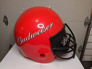 lot 1285 image: Budweiser Advertising Football Helmet