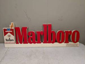lot 1289 image: Marlboro Advertising Sign