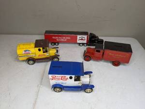 lot 1299 image: Replica Advetising Vehicles - Pepsi-Cola (2), Jim Beam, New Holland Machine Company