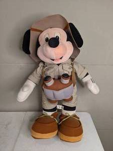lot 1207 image: Safari Mickey Mouse Plush Doll
