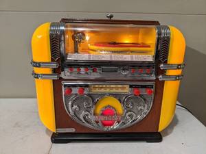 lot 1217 image: Jukebox Style Digital Radio  CD and Casette Player