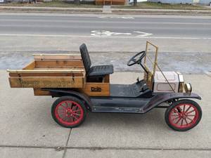 lot 8 image: RARE Parade Go Kart Fresh Produce Model A Truck IN WORKING CONDITION (Check out the Video)