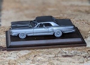 lot 833 image: 1980s Avon Miniature Pewter Car - 1963 Buick Riviera