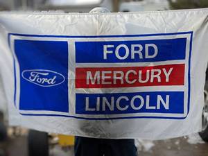 lot 835 image: Ford, Mercury, Lincoln Car Banner