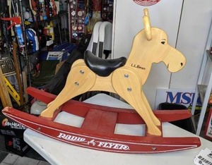 lot 984 image: Radio Flyer L.L. Bean Rocking Moose