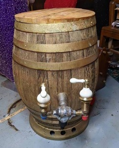 lot 1456 image: Wooden Keg with Dual Taps