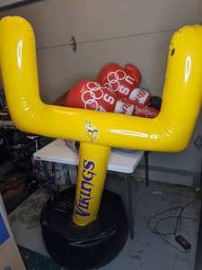lot 1457 image: Lot of Seven Sports-Themed Inflatables