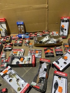 Gaylord of Assorted Door KnobsLocks. New, Used, and Open Box Conditions. See Pictures