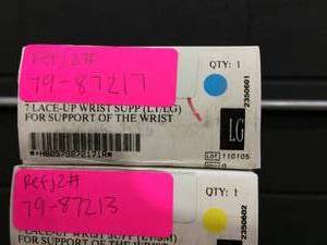 ProCare 7 Lace-Up Wrist Support Size L (7 12 to 8 12) 79-87217 (1 Pack) and ProCare 7 Lace-Up Wrist Support Size S (5 12 to 6 12) 79-87213 (5 Pack)